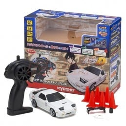 1/28 First Mini-Z Initial-D Mazda SAVANNA RX-7 FC3S w/ 2.4GHz Radio Readyset RTR Car Kit