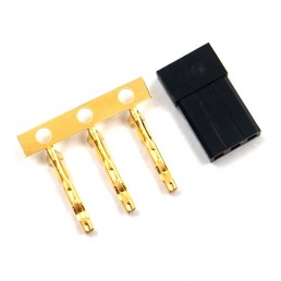 Servo Connector Plug Black Pin Housing Set