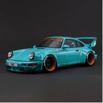 1/18 RWB 964 Light Blue Resin Scale Model Car