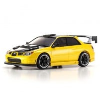 Mini-Z AWD SUBARU IMPREZA w/ Aero Kit & CFRP Hood Metallic Yellow w/ KT-531P Radio Readyset RTR Car Kit