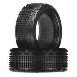 Prism 2.0 CR3 2.2inch 4WD Front Carpet Tires 2 pcs For 1/10 RC Buggy