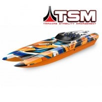 DCB M41 Widebody 40inch Catamaran High Performance 6S Race Boat RTR OrangeR Version w/ TSM TQi 2.4GHz Radio