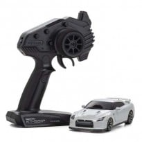 Mini-Z AWD MA-020 Nissan GT-R R35 White Pearl w/ KT-531P Radio Readyset RTR Car Kit