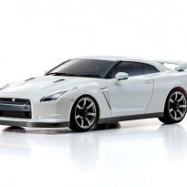 Mini-Z AWD MA-020 Nissan GT-R R35 White Pearl w/ KT-531P Radio Readyset RTR Car Kit