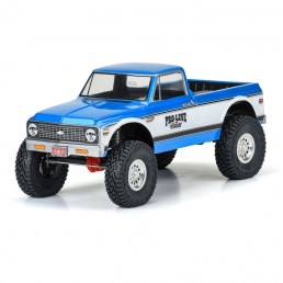 1972 Chevy K-10 Clear Body Set For 12.3inch Wheelbase Crawler