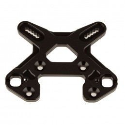 RC8B4 Aluminum Front Shock Tower Black