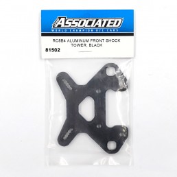 RC8B4 Aluminum Front Shock Tower Black