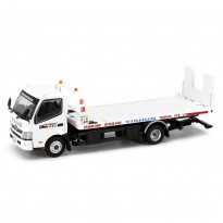 1/64 Hino 300 Singapore YISHUN Flatbed Tow Truck City SG20 Diecast Scale Model Car