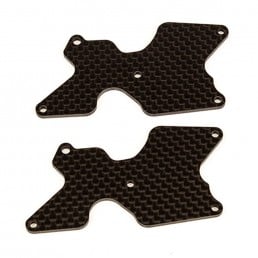 RC8B4 Carbon Fiber 2mm FT Rear Suspension Arm Inserts 2 pcs