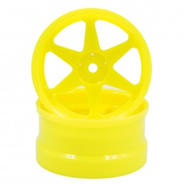 1/10 Drift Offset + 6 Rim Florescent Yellow 2pcs