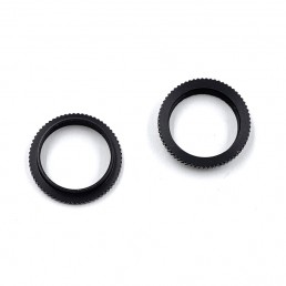 XLP Aluminum Shock Adjustable Nut 2 pcs Black