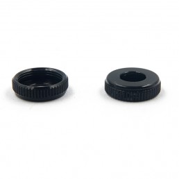 XLP Aluminum Cap 2 pcs Black For Shock Body