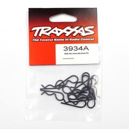 Heavy-duty Black Body Clips 12 pcs Black For TRX-4 TRX-6