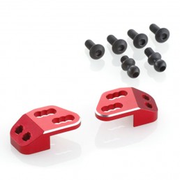 GALM TC Aluminum Rear Upper Arm Bracket Set Red