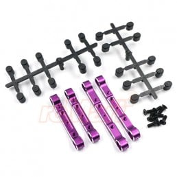 YD-2 Aluminum Adjustable Bevel Edge Suspension Mount Set Purple