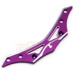 YD-2 Aluminum Bevel Edge Front Bumper Brace Purple