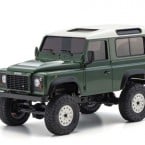 Mini-Z 4x4 1/24 Land Rover Defender 90 Coniston Green Readyset RTR EP w/ Accesorry Parts KT-531P Radio