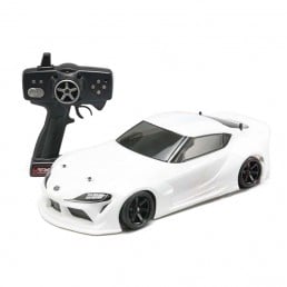 Drift Package GR Supra Body White RWD ARTR Full Set EP w/ 2.4GHz Radio